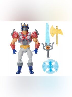 Masters Of The Universe X Transformers Optimus Prime Armor He-Man Action Figure